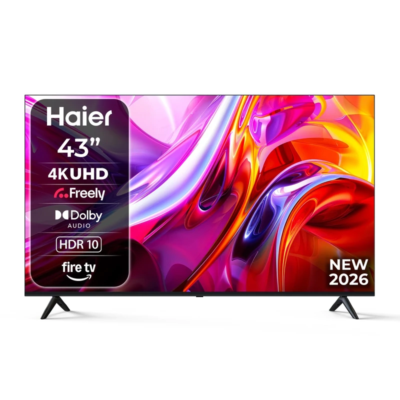 Haier 43" K85GUF 4K Ultra HD Smart TV with Fire TV, Freely, Dolby Audio, MEMC, HDR10, Bluetooth, HDMI 2.1
