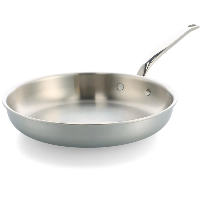 GreenPan Premiere 5PLY 18/10 Stainless Steel Frying Pan, 30 cm, Multiply, Polished Stainless Steel, Induction Safe, Dishwasher Safe, Oven Safe, Silver - Image 1