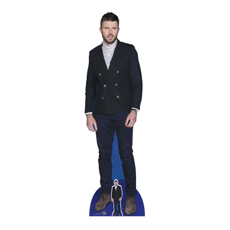 Star Cutouts CS1283 Michael Carrick Lifesize Cardboard Cutout 189cm – Football Fan Display, Sports Party Decoration & Collector Gift