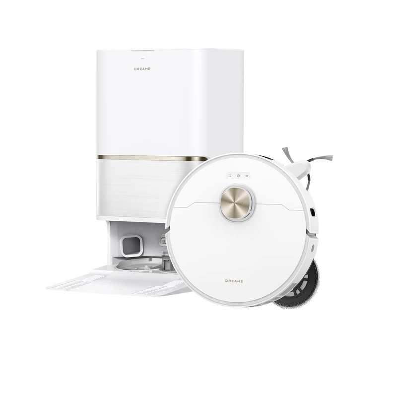 dreame L50 Ultra AE Robot Vacuum and Mop 100-Day Auto-Empty and Self-Cleaning High Heat Mop, 28,000Pa Suction, Corner-to-Edge Deep Cleaning, Detangling Brush