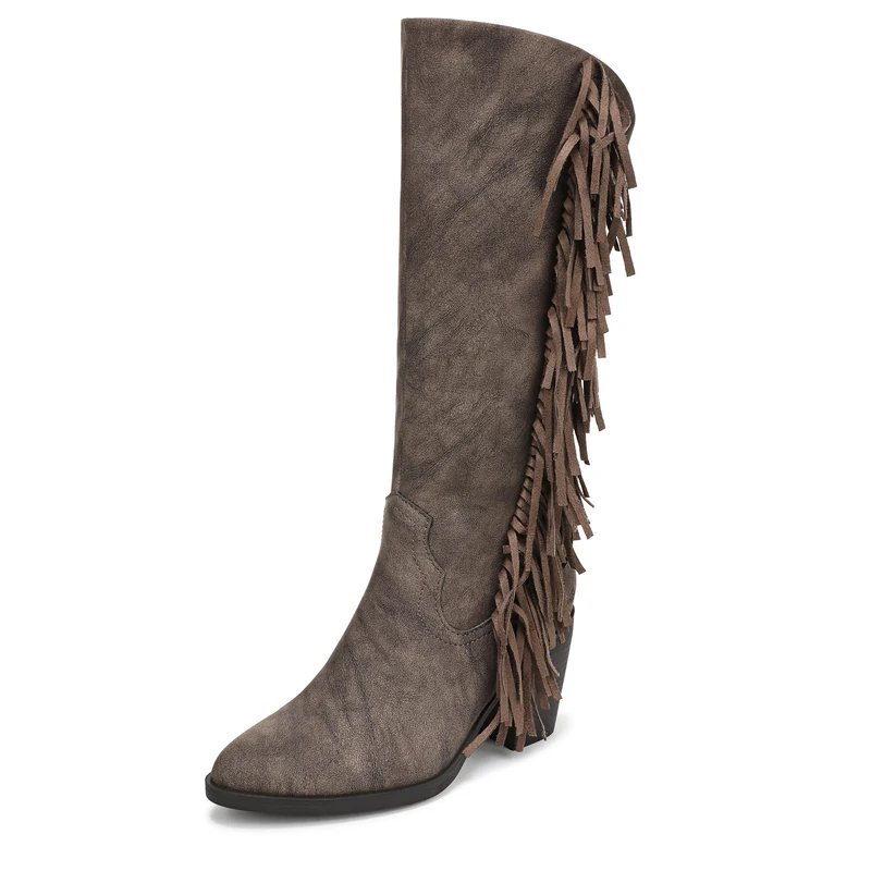 Blowfish Malibu Women Criss 2 Tall Boot Chocolate 4 Uk Medium Fit