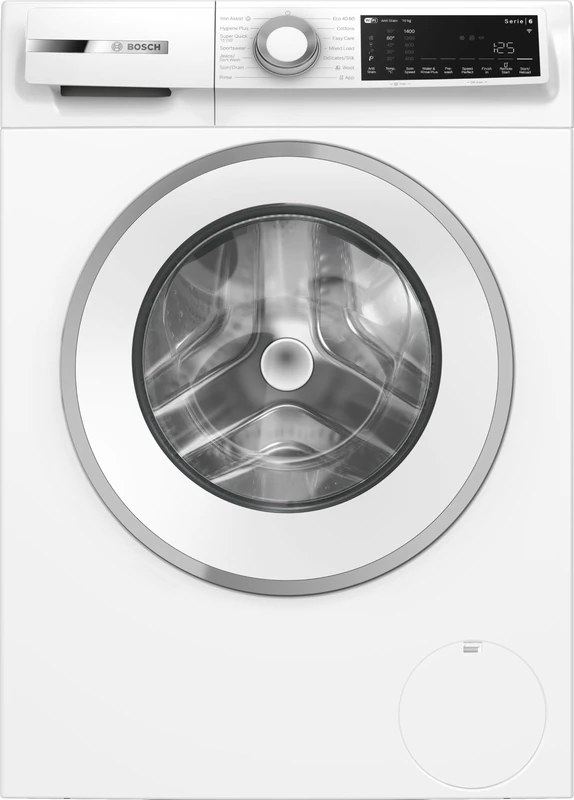 Bosch Series 6 WGJ25400GB Freestanding Washing Machine, 10KG Load, 1400rpm spin, White