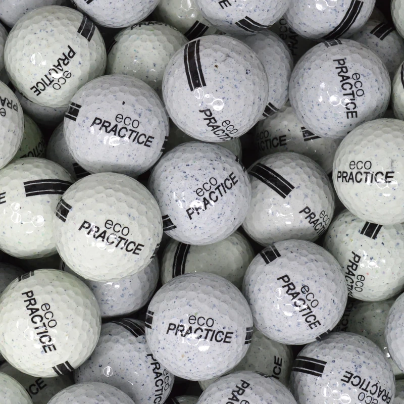 Second Chance Eco Range Golf Balls - 2 Piece Construction, 90 Compression, Standard Golf Balls for Driving Ranges, 100 White Balls