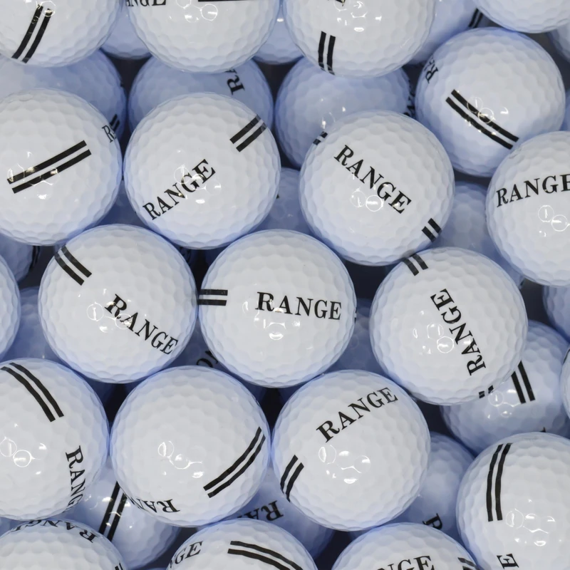 Second Chance Range Golf Balls - 2 Piece Construction, 90 Compression, Standard Golf Balls for Driving Ranges, 100 White Balls