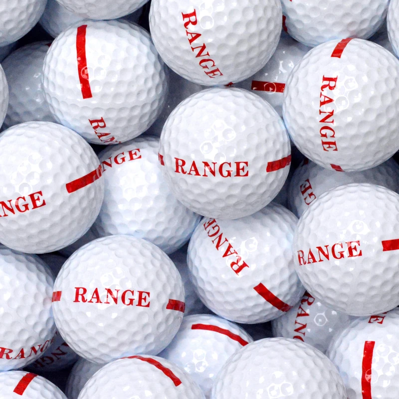 Second Chance Range Golf Balls - 1 Piece Construction, 80 Compression, Standard Golf Balls for Driving Ranges, 100 White Balls