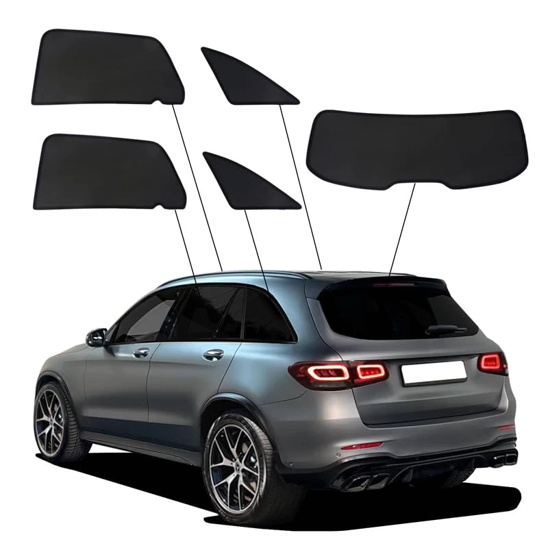 SunClip Privacy & Sun protection compatible with Mercedes GLC (X253) 2015-2022