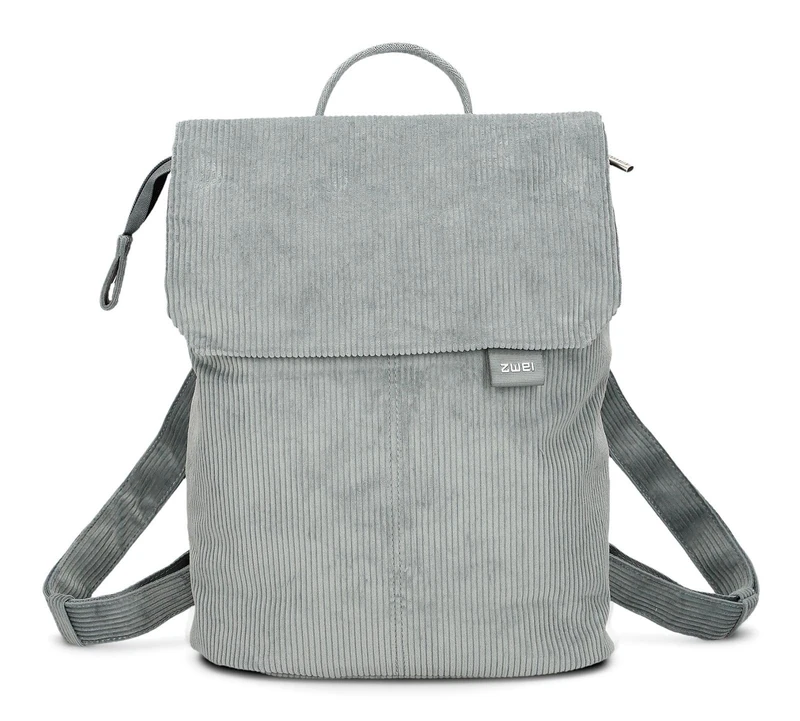 zwei backpack leisure backpack with laptop compartment Mademoiselle.M MR13 Cord - Sage mint