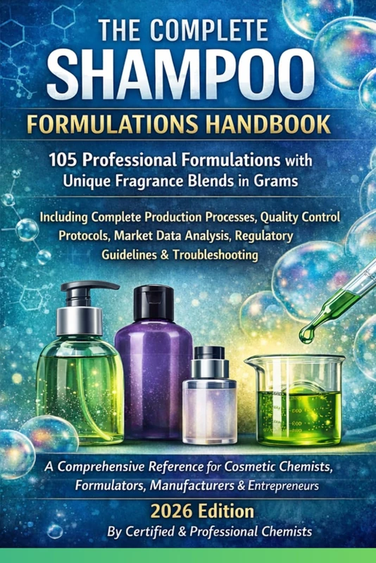 THE COMPLETE SHAMPOO FORMULATIONS HANDBOOK: 105 Professional Formulations with Unique Fragrance Blends in Grams (FMCG Formulations for Startups and SMEs) - Image 1
