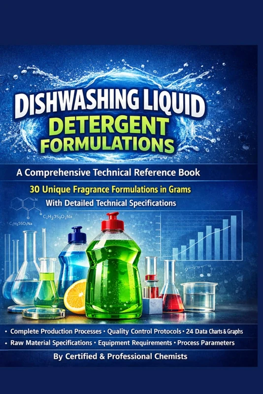 DISHWASHING LIQUID DETERGENT FORMULATIONS: A Comprehensive Technical Reference Book 30 Unique Fragrance Formulations in Grams With Detailed Technical ... (FMCG Formulations for Startups and SMEs)