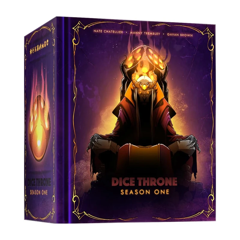 Dice Throne | Dice Throne: Season One - Battle Chest | Board Game, Standalone Dice Rolling Combat, 8 Unique Heroes, Team And Free For All Play | 2-6 Players | 20-40 Minutes