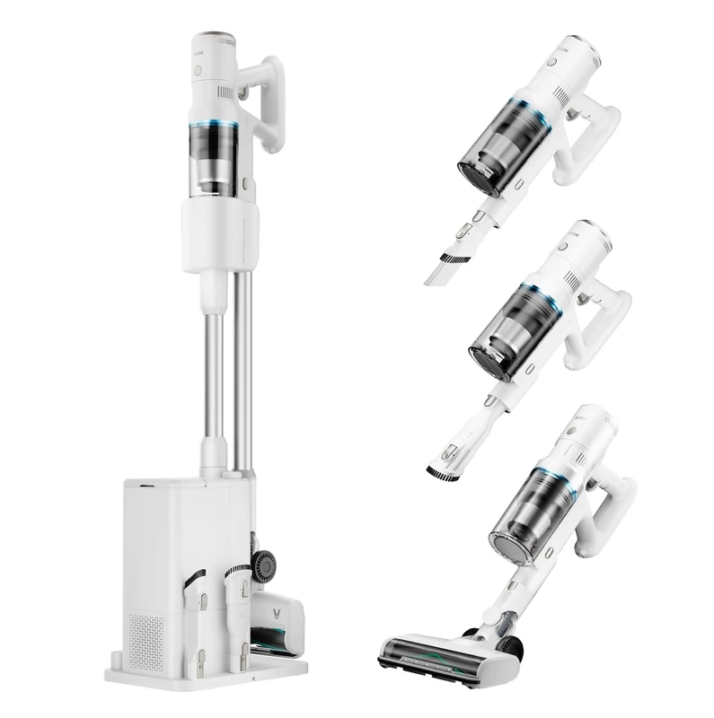VIOMI Cordless Stick Vacuum Cleaner, 45-Day Auto-Empty Dock, 65 Min Runtime
