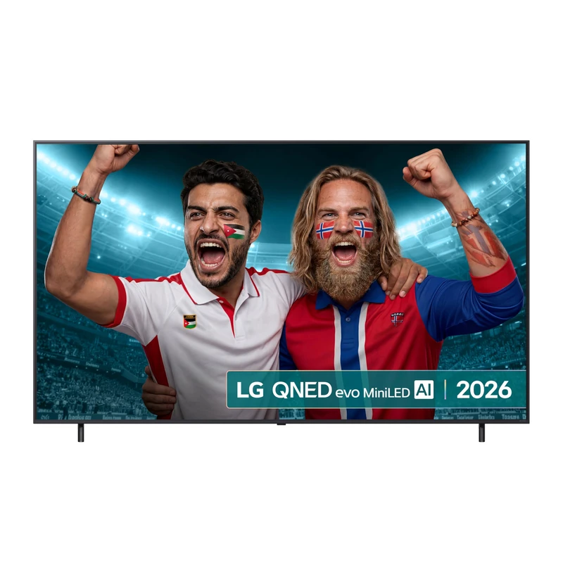 LG QNED evo MiniLED AI QNED85 86-inch 4K Smart TV - 86QNED85B6B (α8 AI Processor 4K Gen3, 120Hz (VRR 144Hz), Dolby Vision, FILMMAKER MODE™, FreeSync Compatible (AMD), Google Cast [Model year 2026]