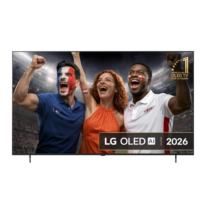 LG OLED AI B6 77-inch 4K Smart TV - OLED77B6ELC (α8 AI Processor 4K Gen3, 120Hz (VRR 120Hz), Dolby Vision, Dolby Atmos, FILMMAKER MODE™ [Model year 2026]
