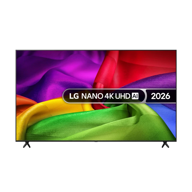 LG NANO 4K UHD AI NU80 85-inch 4K Smart TV - 85NU800B6LA (α7 AI Processor 4K Gen9, 60Hz, HDR10, FILMMAKER MODE™, Google Cast, Apple AirPlay 2) [Model year 2026]
