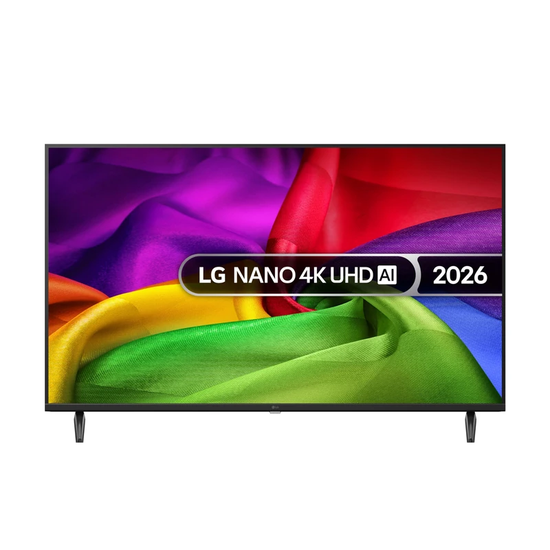 LG NANO 4K UHD AI NU80 43-inch 4K Smart TV - 43NU800B6LC (α7 AI Processor 4K Gen9, 60Hz, HDR10, FILMMAKER MODE™, Google Cast, Apple AirPlay 2) [Model year 2026]