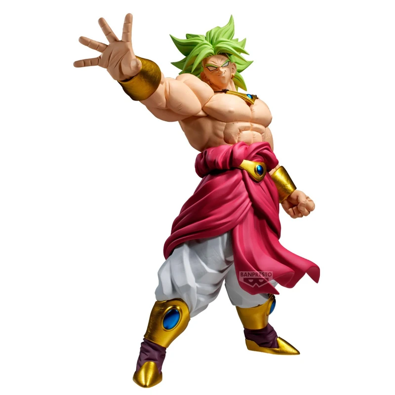 Banpresto Dragon Ball Z Grandista Broly | 31cm PVC Statue | Official Banpresto Collectible | Massive Saiyan Power Pose | Non‑Articulated Anime Display Figure