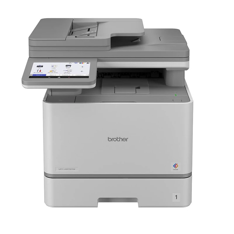 Brother MFC-L8970CDW Wireless All-In-One Colour laser printer| A4 |Print, copy, scan & Fax| 17.6cm touchscreen | Auto Paper low detection|ADF|UK plug