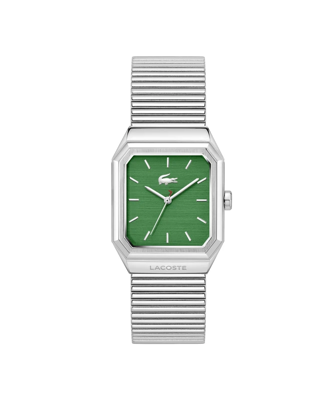 Lacoste Three-Hand for Men Collection with Silver Stainless Steel Bracelet - 2011501