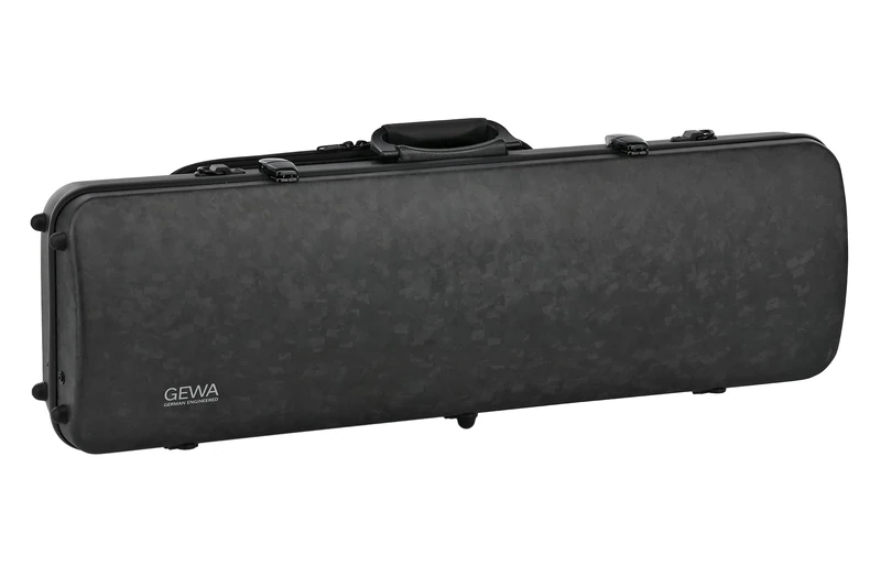 GEWA Violin Case Camouflage Carbon – Carbon shell – Padded suspension system – Digital hygrometer – Detachable backpack straps – Detachable music pocket – With side handle - Image 1