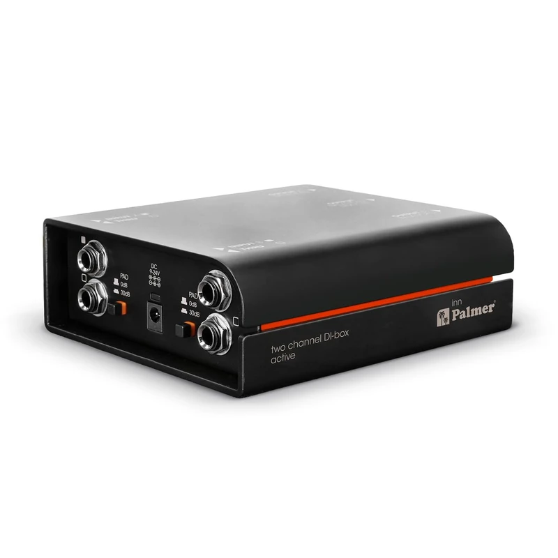 Palmer RIVER inn - Active 2-channel DI box, black