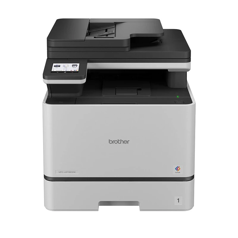 Brother MFC-L8730CDW Wireless All-In-One Colour laser printer| A4 |Print, copy, scan & Fax| 8.8cm touchscreen | Auto Paper low detection|ADF|UK plug
