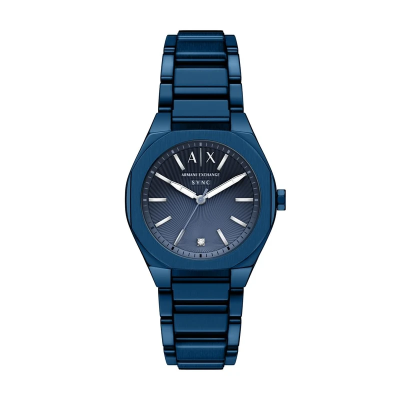 Armani Exchange Women's 36MM Blue Stainless Steel Watch, AX6032