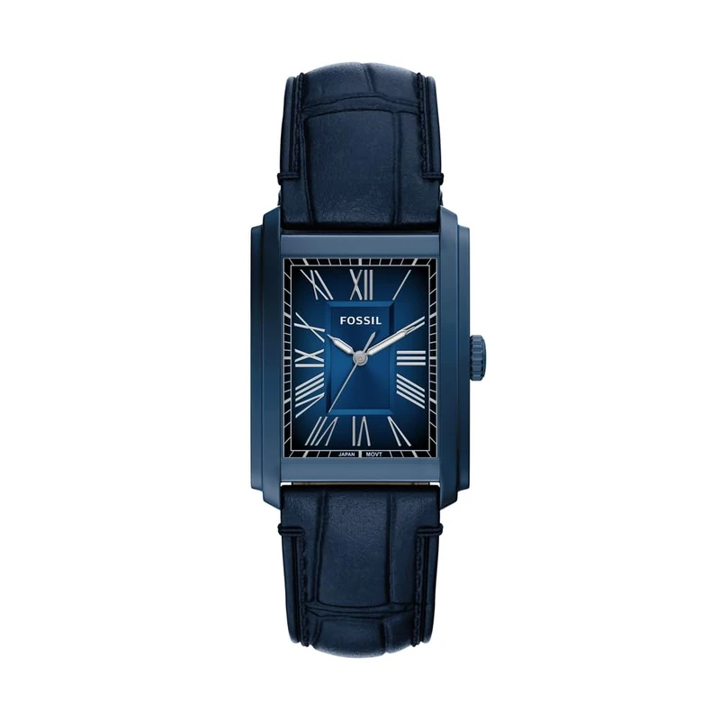 Fossil Carraway Men's 30MM Blue Stainless Steel Watch, FS6170