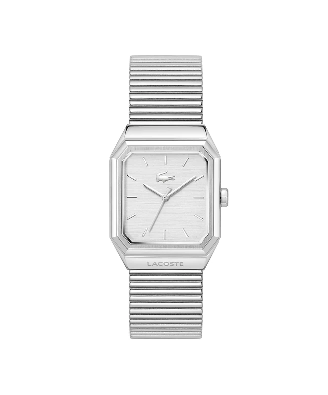 Lacoste Three-Hand for Men Collection with Silver Stainless Steel Bracelet - 2011500