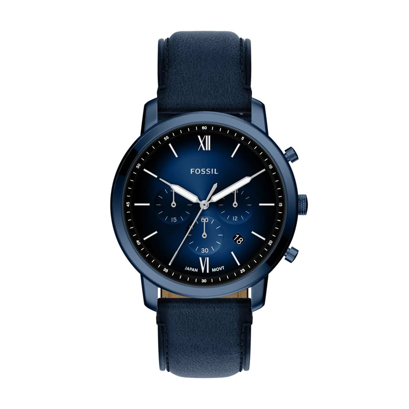 Fossil Neutra Men's 44MM Blue Stainless Steel Watch, FS6168