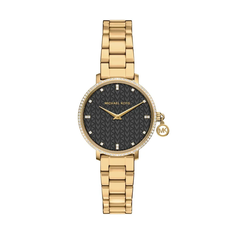 Michael Kors Pyper Women's 32MM Gold-Tone Stainless Steel Watch, MK7616
