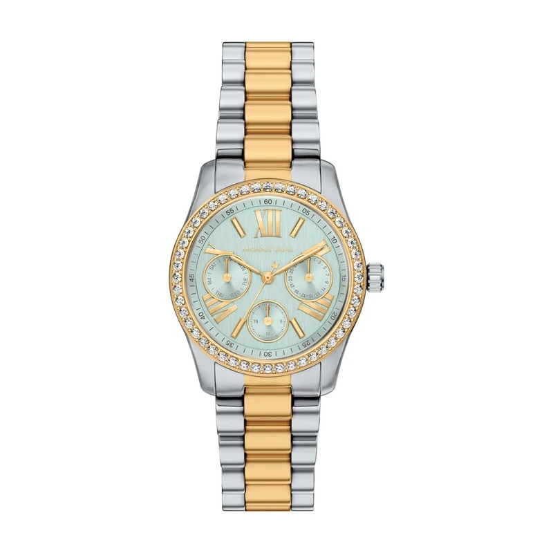 Michael Kors Lexington Women's 34MM Two Tone Stainless Steel Watch, MK7609