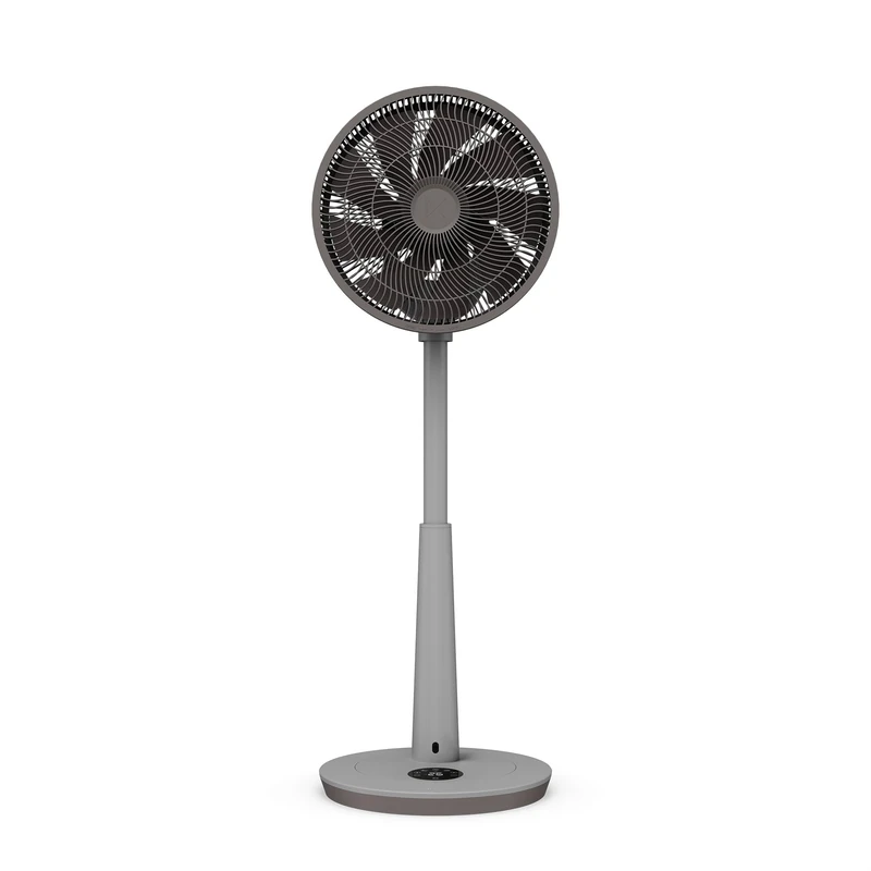 Duux Whisper 3 Standing Fan with Remote Control, 26 Cooling Speeds, Height Adjustable, Multi-direction Oscilation, Quiet Fan with Night Mode and Timer, Grey