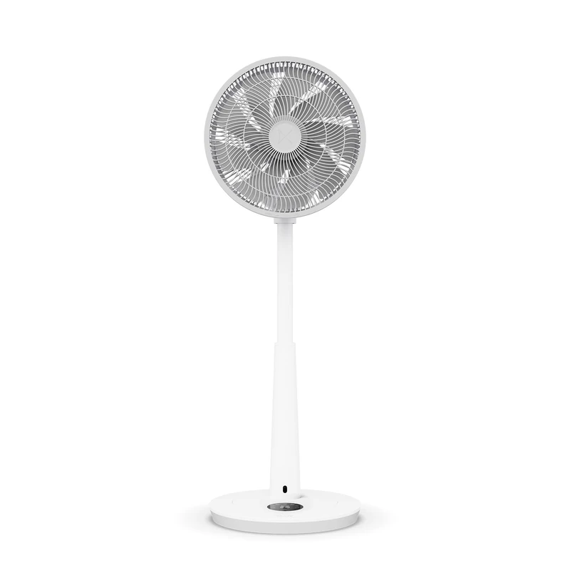 Duux Whisper 3 Standing Fan with Remote Control, 26 Cooling Speeds, Height Adjustable, Multi-direction Oscilation, Quiet Fan with Night Mode and Timer, White
