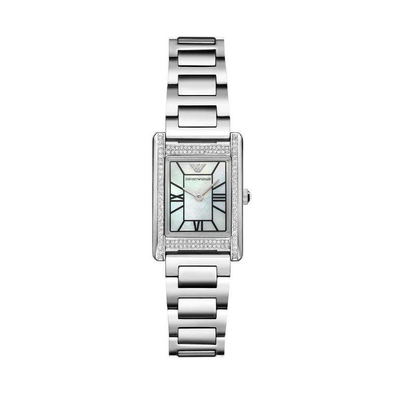 Emporio Armani Women's 32MM Silver-Tone Stainless Steel Watch, AR11796