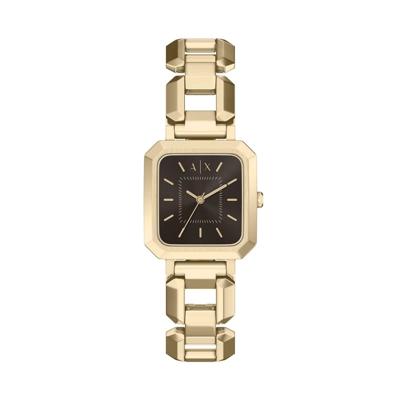 Armani Exchange Women's 27MM Gold-Tone Stainless Steel Watch, AX5738