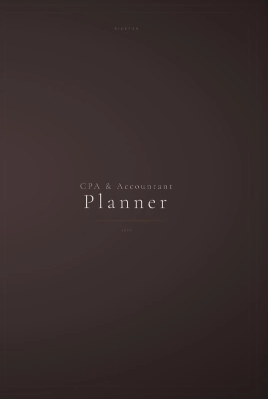 CPA & Accountant Planner