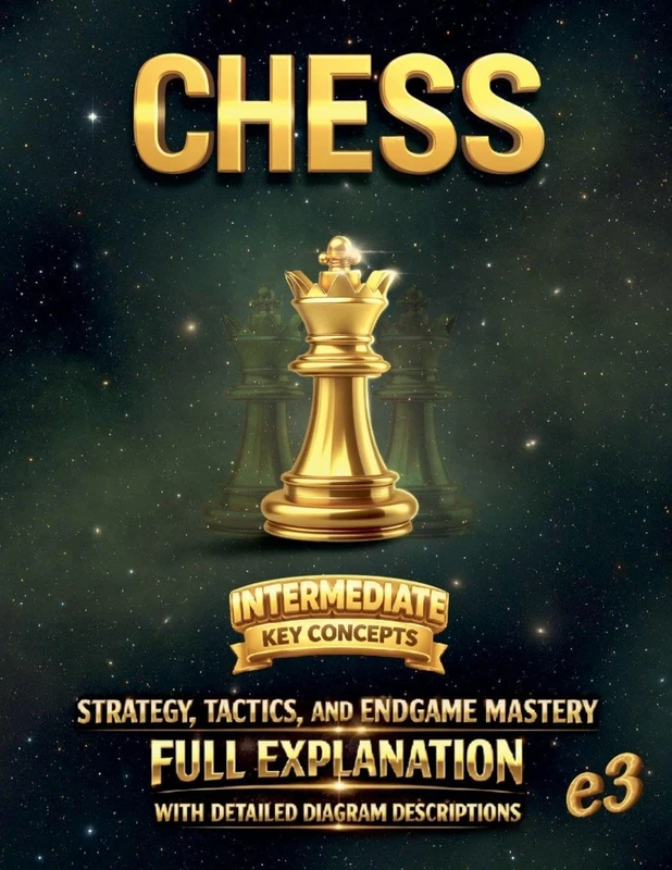 Chess: Intermediate (Key Concepts); Strategy, Tactics, and Endgame Mastery; Full Explanation With Detailed Diagram Descriptions: 4 - Image 1