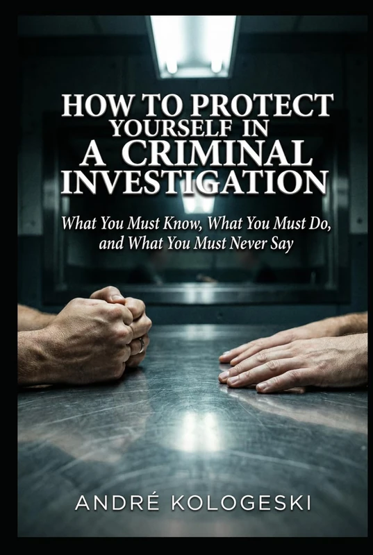 How to Protect Yourself in a Criminal Investigation: What You Must Know, What You Must Do, and What You Must Never Say (WHAT NOT TO SAY TO POLICE)