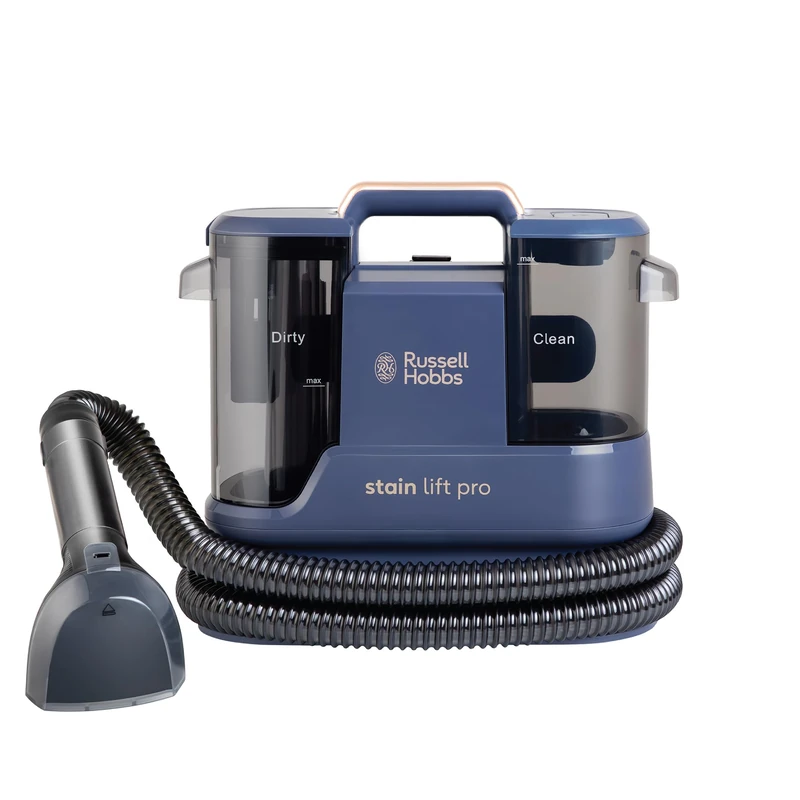 Russell Hobbs Hot & Cold Spot Cleaner Carpet Washer 1500ml Water Tank Stain Remover, Cleans Spills from Carpets, Stairs, Upholstery & Car Seats, 400W Power, 3x Accessories Included, 5m Cord RHSC8002