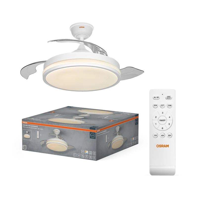 Osram Ceiling Fan Coromuel 1065mm 60W CCT - Image 1