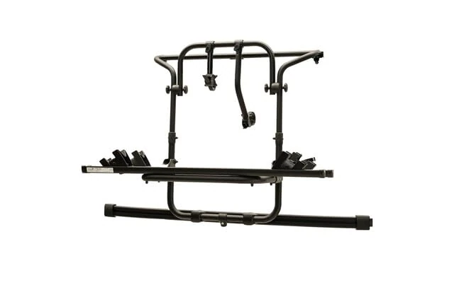EuroCarry FORD TRANSIT CUSTOM 2012 ON BLACK ALUMINIUM BIKE CARRIER 76.3x154.2x94cm 11kg 40kg Load