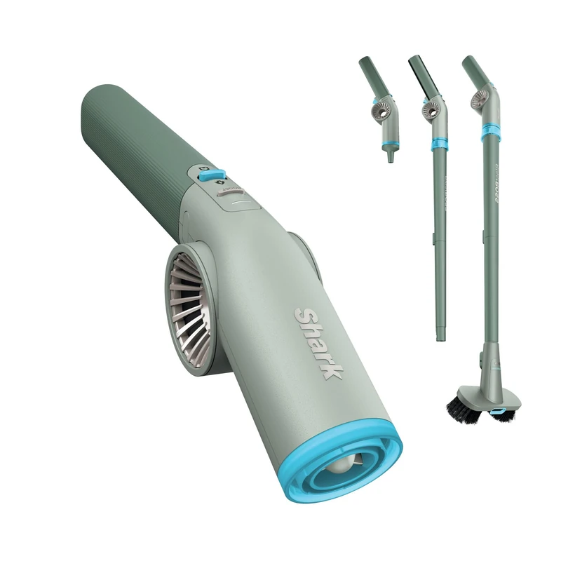 Shark BlastBoss All-in-One Cordless Air Blasting System With BlastBroom - Sage AB2111UKGN - Image 1