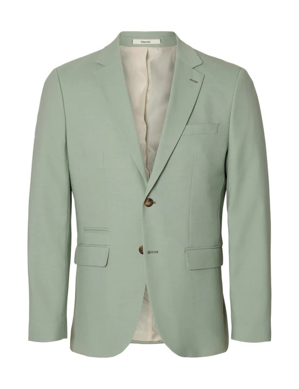 Selected Men Men's Slmslim-Neil BLZ Noos Slmslim-Neil BLZ Noos (Pack of 1), Aqua Gray, 46