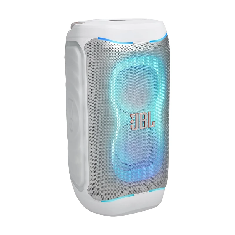 JBL PartyBox 130 Portable Party Speaker with Powerful JBL Sound, Bluetooth Speaker with Dynamic Lightshow, Deep Bass, IPX4 Splashproof, Up to 15 Hours Playtime, White