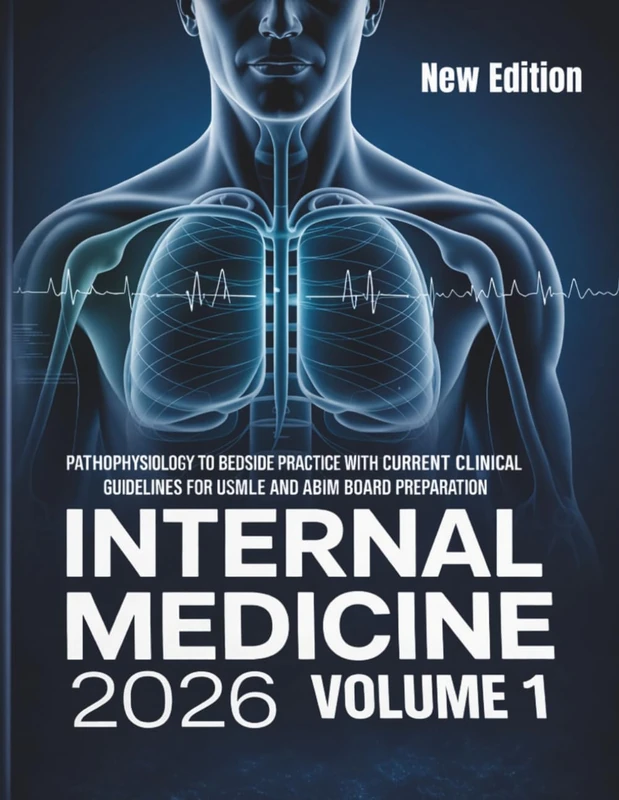 INTERNAL MEDICINE 2026 VOLUME 1: Pathophysiology to Bedside Practice with Current Clinical Guidelines for USMLE and ABIM Board Preparation