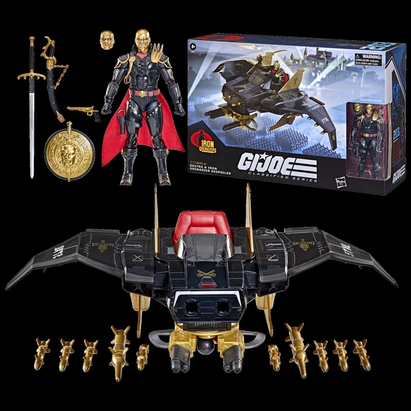 G.I. JOE Classified Series #203, Destro & Iron Grenadier Despoiler, Collectible 15-cm Action Figure and Vehicle Set - Image 1
