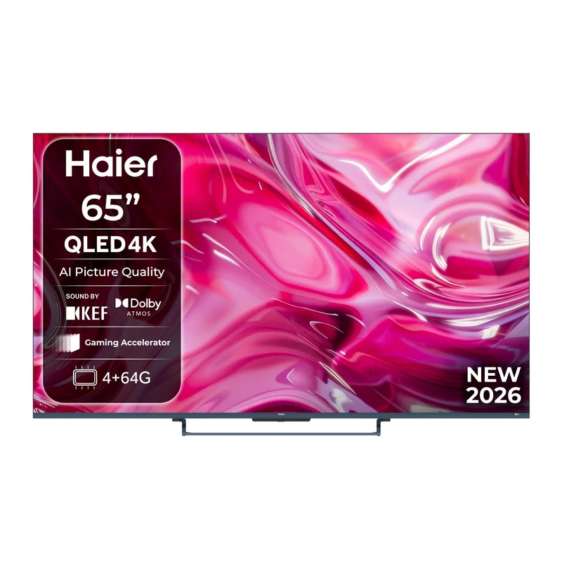 Haier S90GUF 65" QLED Smart TV with Fire TV, Freely, AI Picture Quality, Sound by KEF, Dolby Atmos, MEMC, Gaming Accelerator, Bluetooth, HDMI 2.1 - Image 1