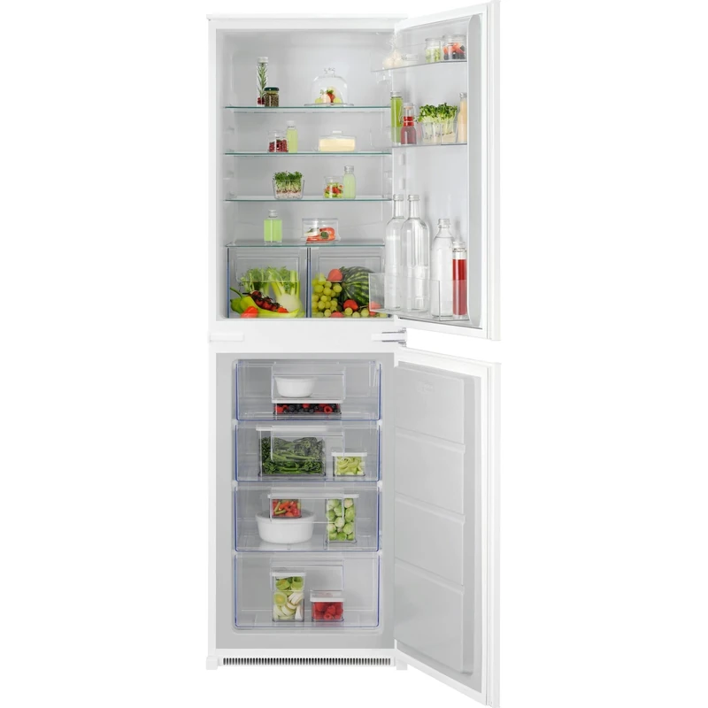AEG 6000 Series Integrated Fridge Freezer 154/88 L, OSC6L185ES, LowFrost Technology, AI CoolAssist Adaptive Cooling, Extra Freeze Function, R600a Refrigerant, 1772x546x549 mm, Energy Class E, White