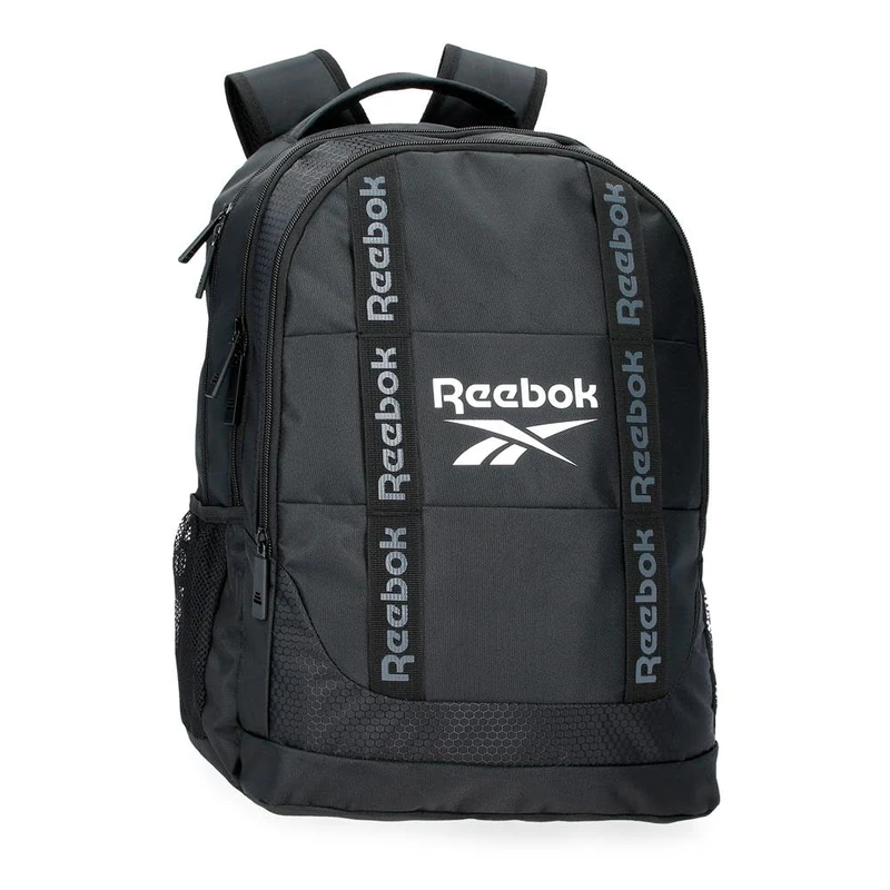 Reebok Rick Laptop Backpack 15.6" Inches Black 34x46x15 cm Polyester 23.5L by Joumma Bags