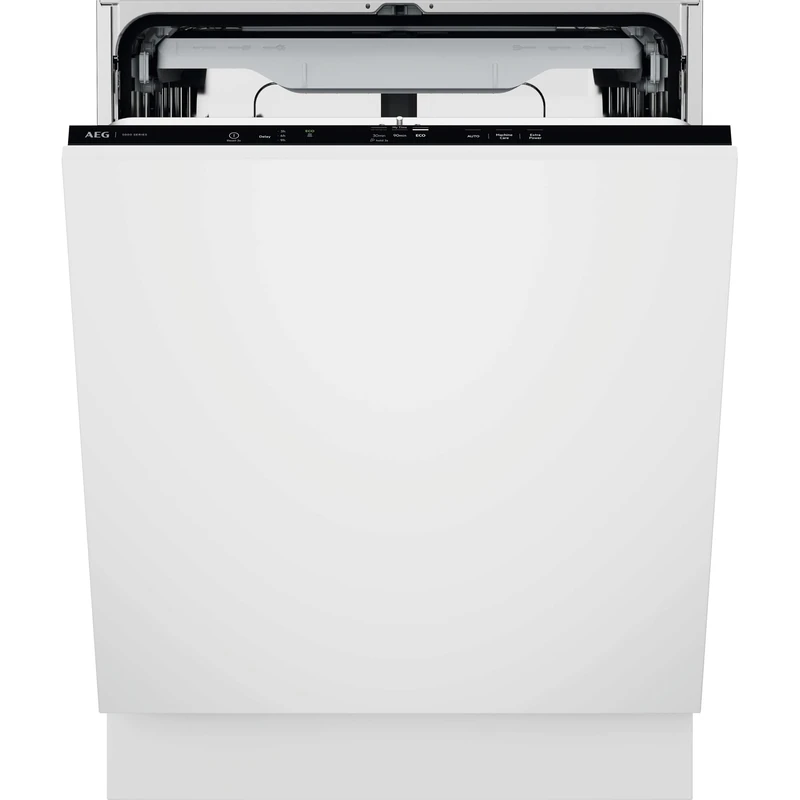 AEG 5000 Series Fully Integrated Dishwasher GI5200C2SN, 13 Place Settings, AirDry Technology, TimeSelect Display, EasyFlex Drawer, Height-Adjustable Upper Basket, 818x596x550 mm, Energy Class E